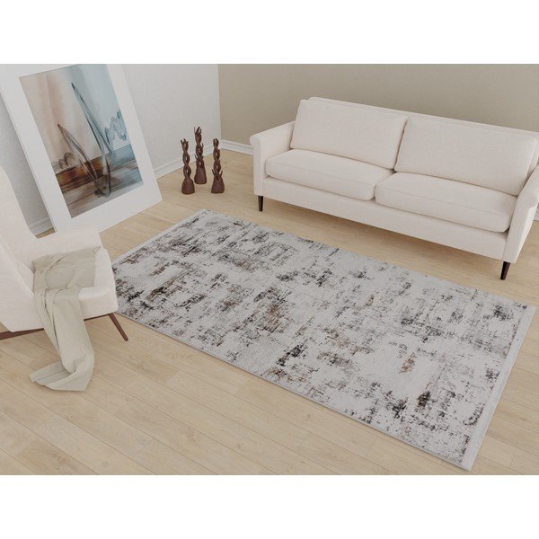 Krem/svjetlo smeđi periv tepih 80x150 cm Kahve – Vitaus-image-1