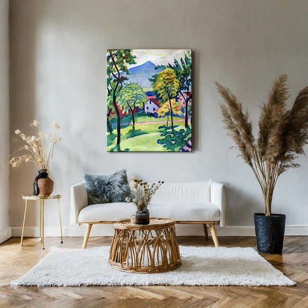 Reprodukcija slike August Macke - Tegernsee Landscape, 50 x 60 cm-image-1