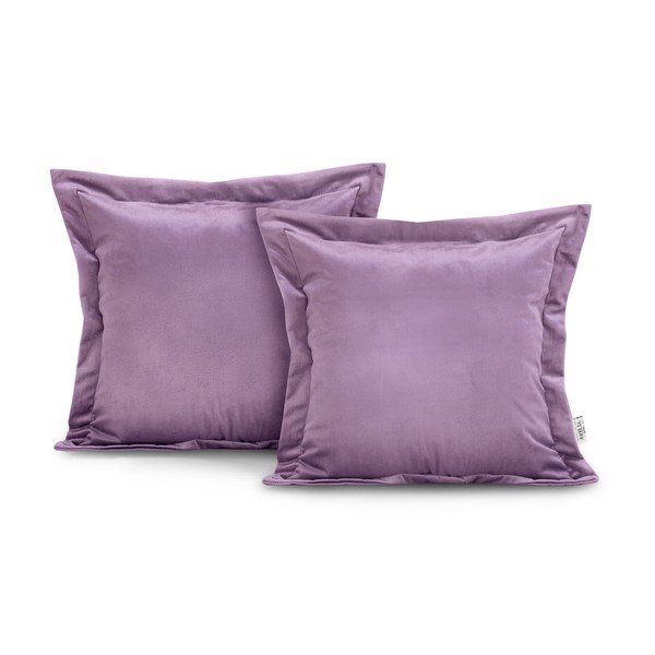 Set od 2 ljubičaste jastučnice AmeliaHome Side, 45 x 45 cm-image-1