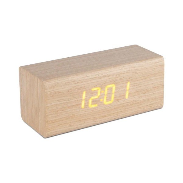Digitalna/stolna budilica Timber – Balvi