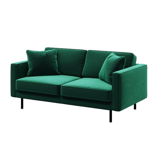 Zelena baršunasti sofa 167 cm Kobo – MESONICA-image-2