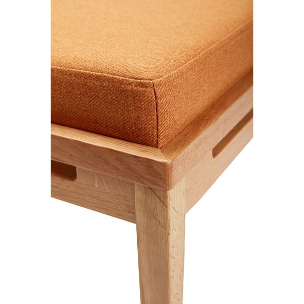 Narančasta/krem klupa Amber – Hübsch-image-3