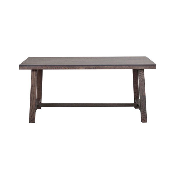 Blagovaonski stol od tamnosmeđeg hrasta Rowico Brooklyn, 170 x 95 cm-image-3