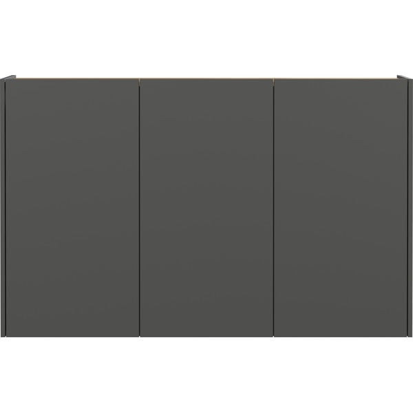 Antracitno sivi viseći ormarić u dekoru hrasta 138x87x25 cm Libbiano – Germania-image-2