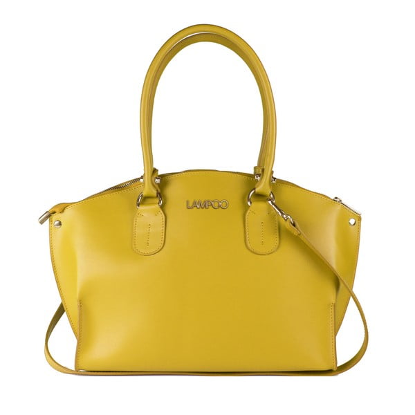 Žuta kožna torbica Lampoo Sammo