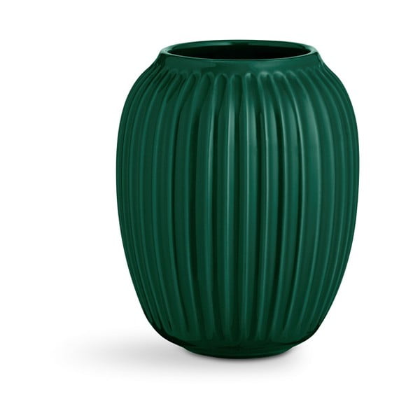 Zelena keramička vaza Kähler Design Hammershoi, visina 20 cm