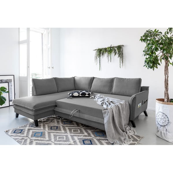 Siva kutna garnitura na razvlačenje Miuform Charming Charlie L, lijevi kut-image-3