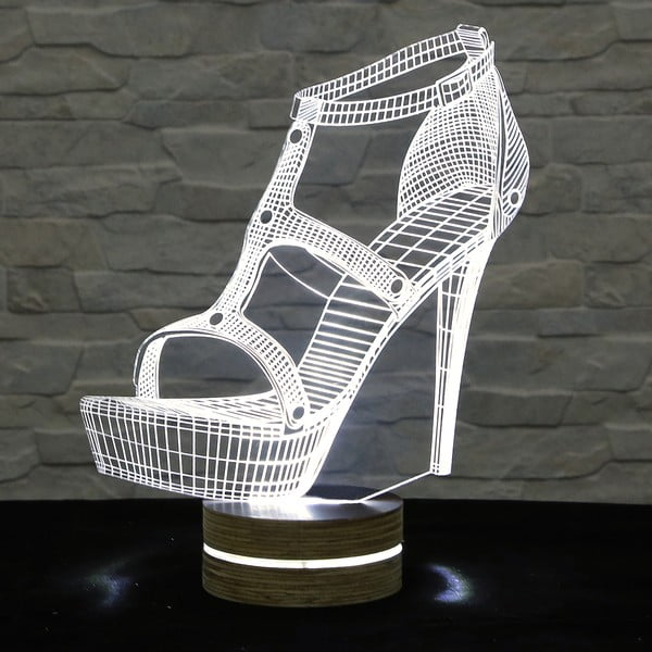 3D stolna lampa za cipele