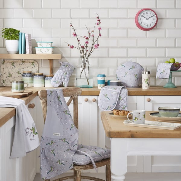 Ručnici, pregača i rukavica u setu 5 kom Hummingbirds – Cooksmart ®-image-1