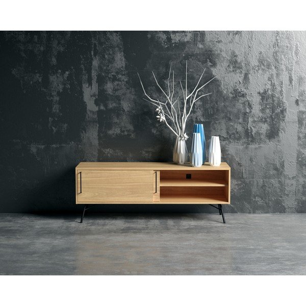 TV stolić s crnim nogama Woodman Ashburn-image-1