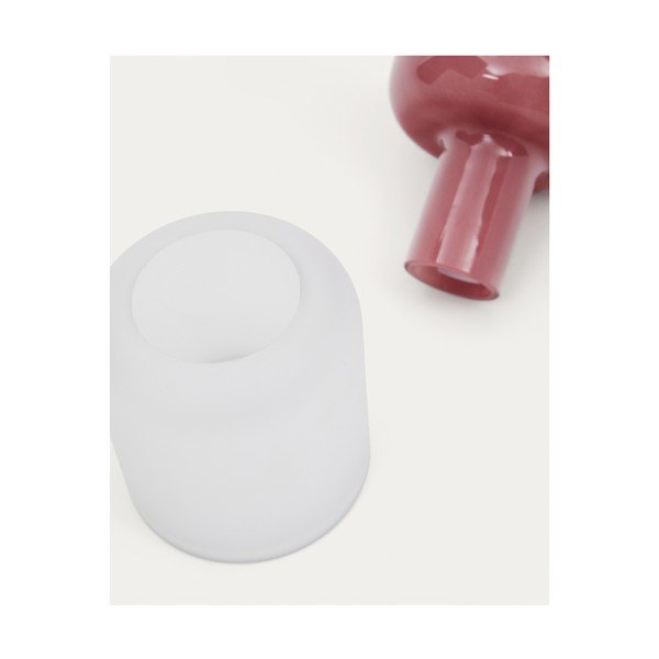 Ružičasta staklena vaza (visina 19 cm) Kelse – Kave Home-image-3