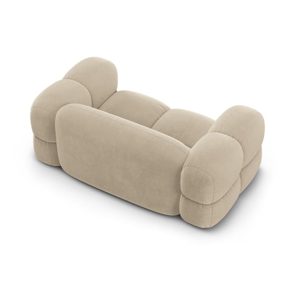 Bež baršunasti sofa 180 cm Loretto – Cosmopolitan Design-image-4