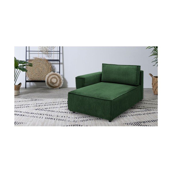 Zelena modularna sjedeća garnitura od samta (s lijevim kutom) Nihad modular – Bobochic Paris-image-1