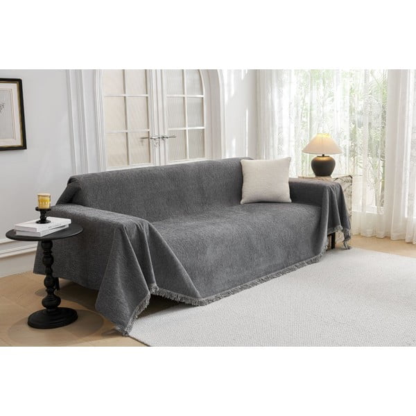 Tamno siva presvlaka za fotelju 70 cm Talo – Filumi-image-1