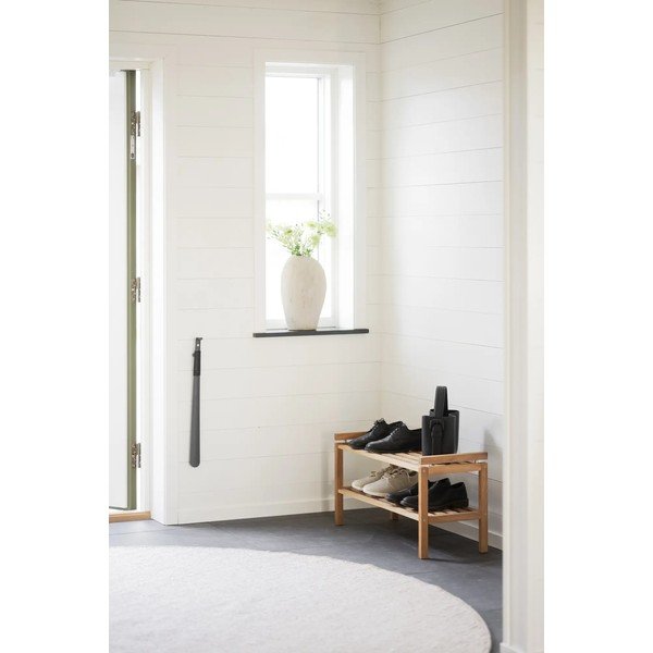 Ormarić za cipele od punog hrasta u prirodnoj boji Confetti – Rowico-image-1