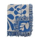 Plava deka 130x160 cm Nevine – Bloomingville