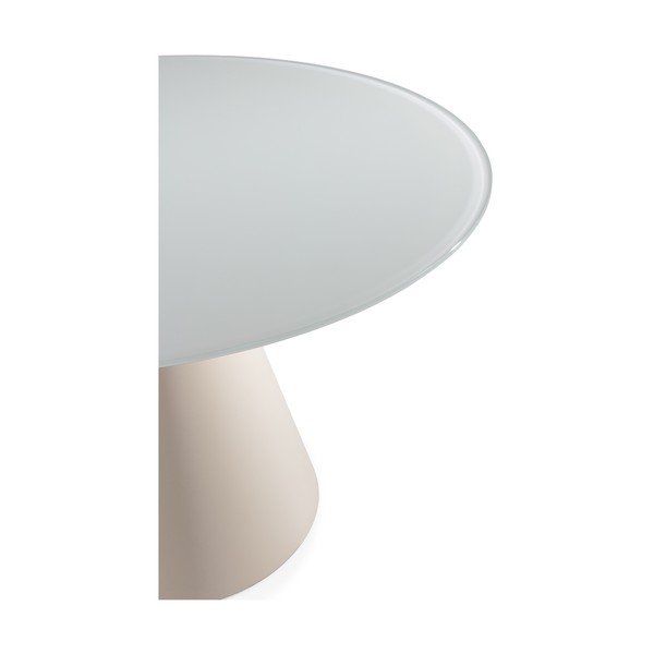 Okrugao blagovaonski stol sa staklenom pločom stola ø 120 cm Vida – MOME-image-3