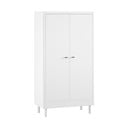 Bijela dječja garderoba od masivne bukve 100x190x55 cm Forrest – Vipack