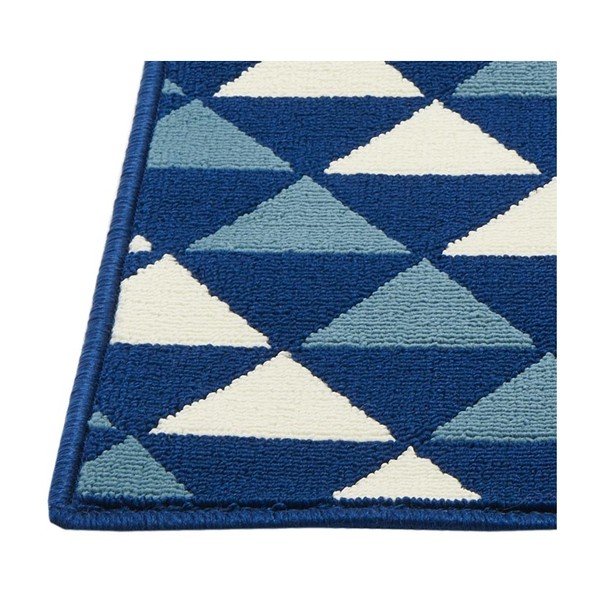 Tamnoplavi vanjski tepih Floorita Triangles, 133 x 190 cm-image-3