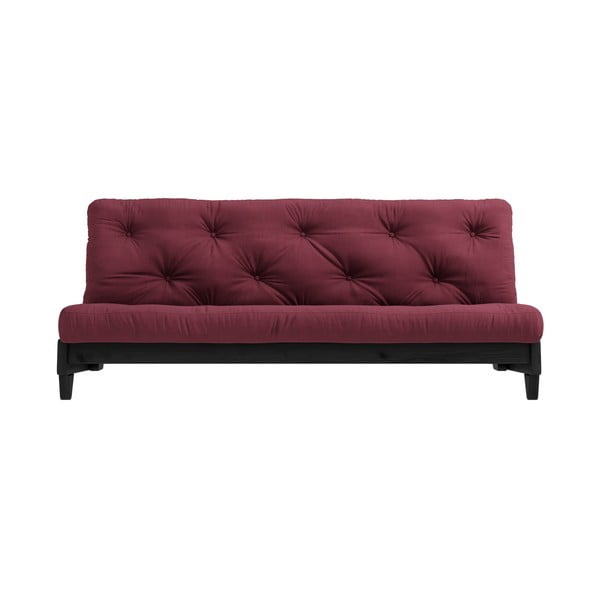 Podesiva sofa Karup Design Fresh Crna/Bordo