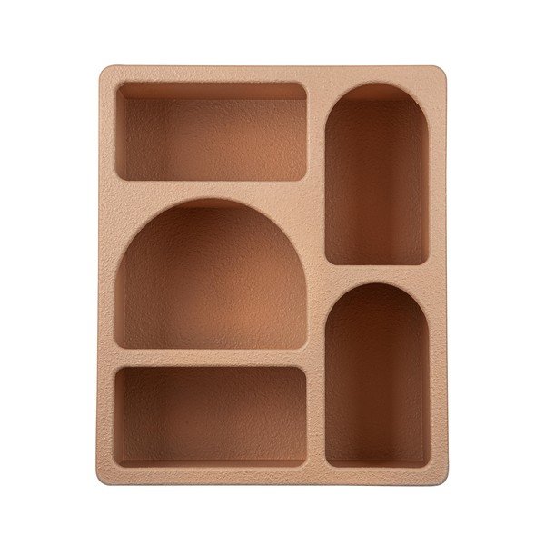 Polica s više razina boja terakote 40 cm Creamy – Bizzotto-image-1