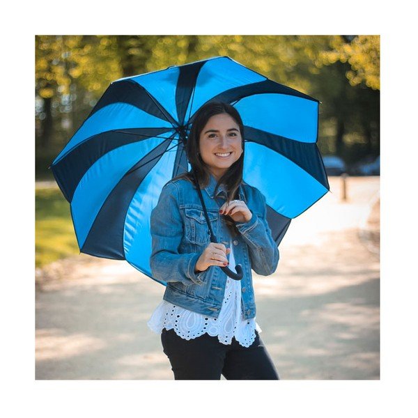 Plavi štapić kišobran Suncokret, ⌀ 120 cm-image-3