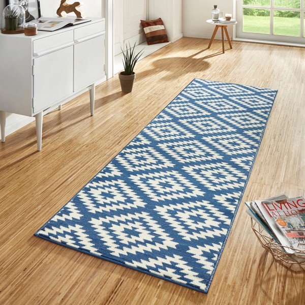 Plavi tepih staza 80x300 cm Nordic – Hanse Home-image-1