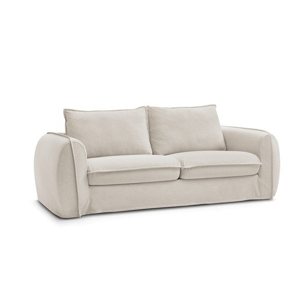 Bež sofa za spavanje/sklopiva 216 cm Archimede – Bobochic Paris-image-3