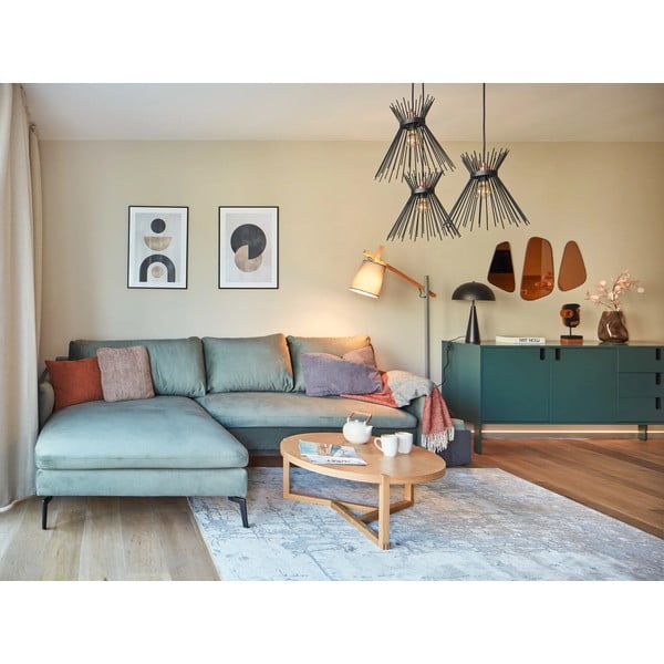 Bež viskozni tepih Universal Margot Azul, 160 x 230 cm-image-1