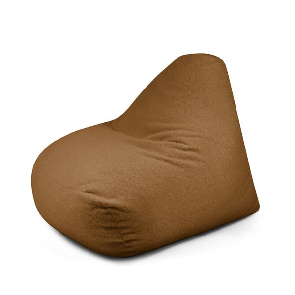 Smeđa vreća za sjedenje od bouclé tkanine Snug 100 – SLOWDOWN