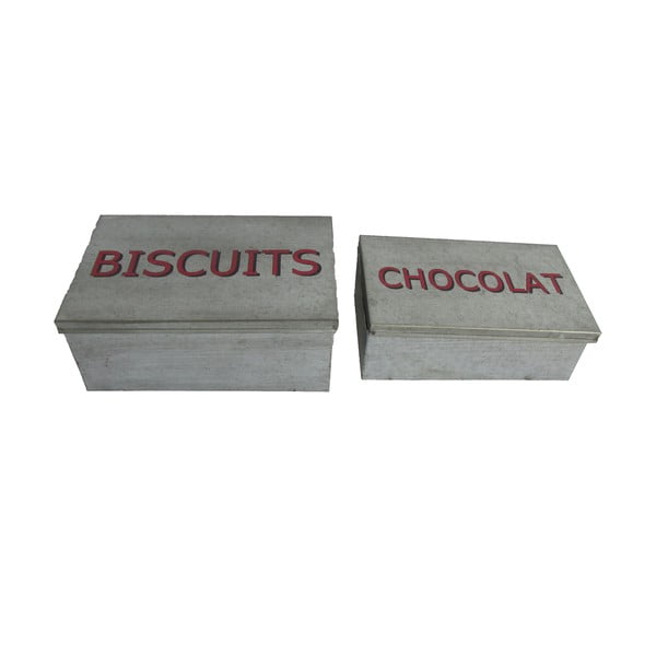 Set od 2 doze Antic Line biscuits &amp; Chocolat