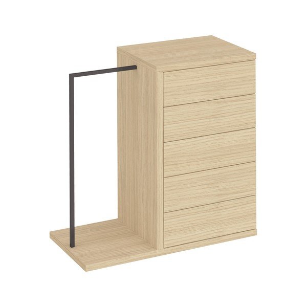 Niski ormar u dekoru hrasta 105x113 cm Hugo - TemaHome-image-2