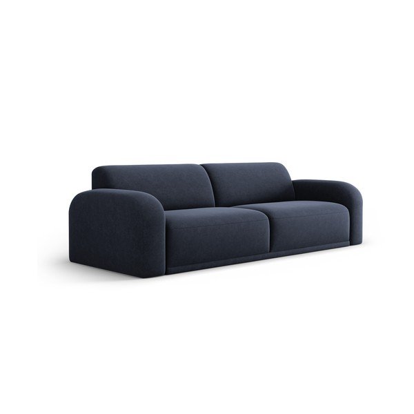 Tamno plava baršunasta sofa 242 cm Erin – Micadoni Home-image-2