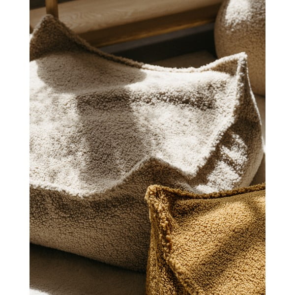 Svjetlo smeđa vreća za bebe od bouclé tkanine Square – Wigiwama-image-2