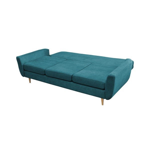 Tirkizna kauč na razvlačenje sa laganim nogama Mazzini Sofas Rose-image-4