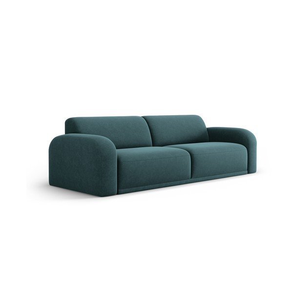 Plava baršunasta sofa 242 cm Erin – Micadoni Home-image-2