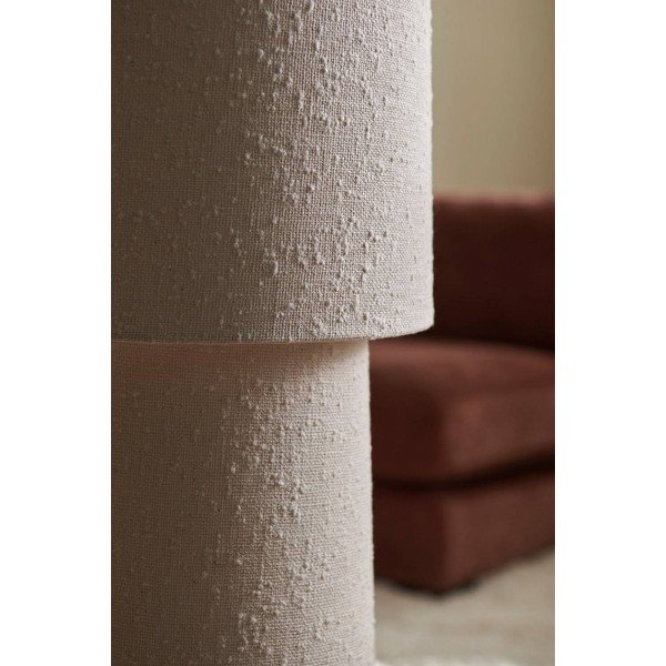 Krem stojeća svjetiljka od boucle tkanine (visina 119 cm) Philo – Ellos Home-image-2