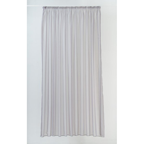Siva prozirna zavjesa 140x245 cm Voile – Mendola Fabrics-image-1