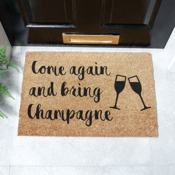 Otirač od kokosovih vlakana 40x60 cm Bring Champagne – Artsy Doormats-image-2