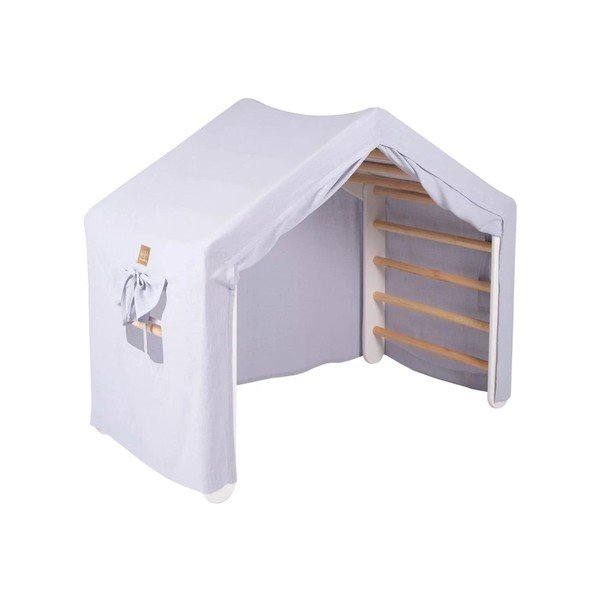 Svijetlo plavi/u prirodnoj boji pikler montessori trokut od masivnog bora 112x61x94 cm Montessori – Meowbaby-image-3