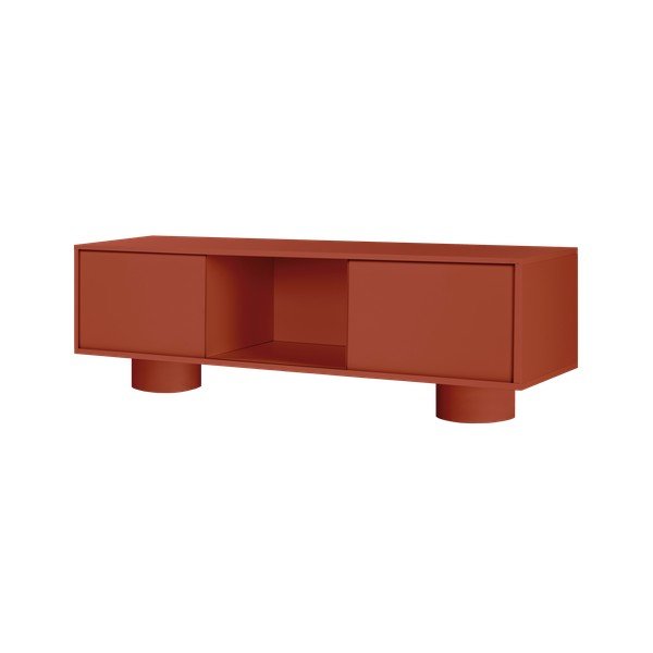 TV komoda boja terakote 160x48x42 cm Taro – noo.ma