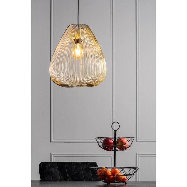 Metalna visilica u zlatnoj boji Leitmotiv Lucid, ø 35 cm-image-1