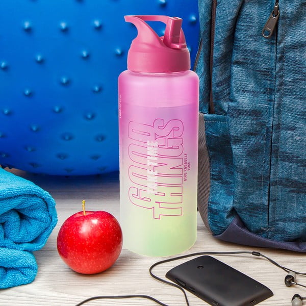 Ružičasta boca za vodu 1 l Moly – Orion-image-1