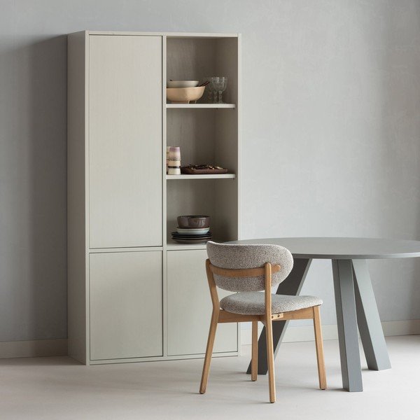 Okrugao blagovaonski stol od punog hrasta ø 129 cm Rhonda – WOOOD-image-1