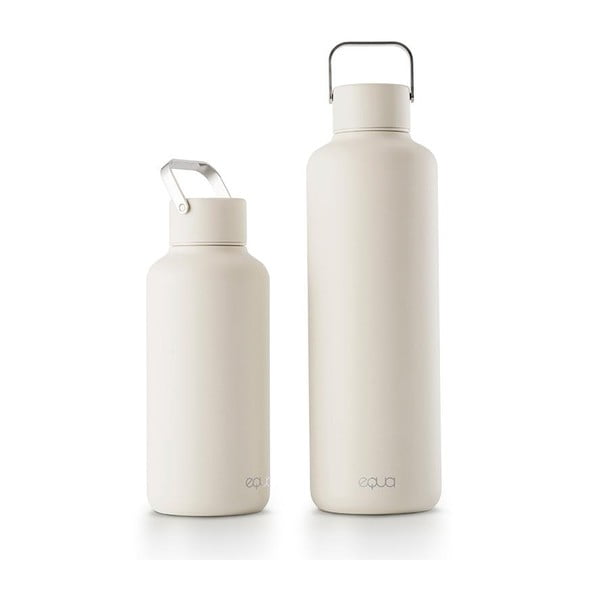 Bijela boca od nehrđajućeg čelika Equa Timeless, 1 l-image-3