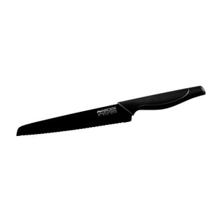 Crni nož za kruh od nehrđajućeg čelika Nirosta Wave