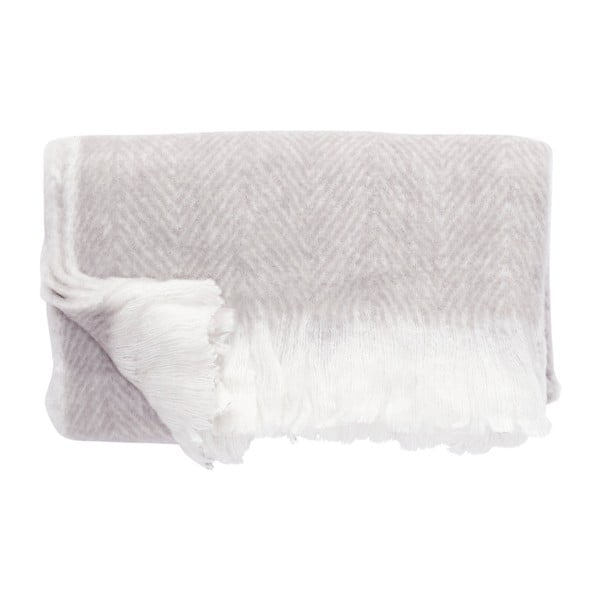 Sivo-bijela deka Hübsch Laya
