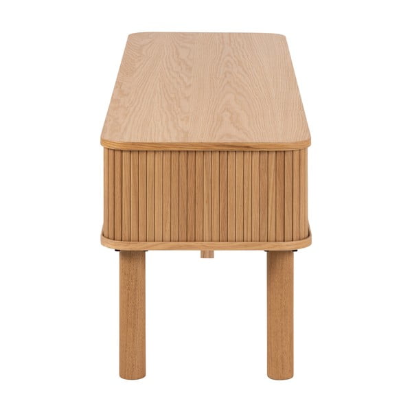 TV komoda u dekoru hrasta u prirodnoj boji 140x45 cm Langley – Actona-image-4