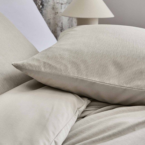 Bež posteljina za bračni krevet/za produženi krevet od mikrovlakana 240x220 cm Azura – douceur d'intérieur-image-1