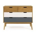 Komoda od borovine Marckeric Cusco, 100 x 82 cm